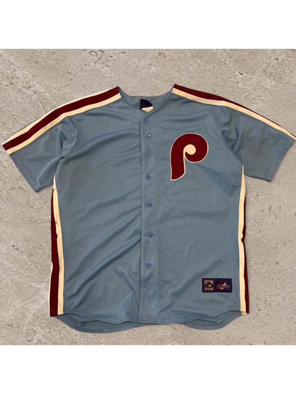 Fire vintage 1990s Made in USA MLB Cooperstown Collection jersey.